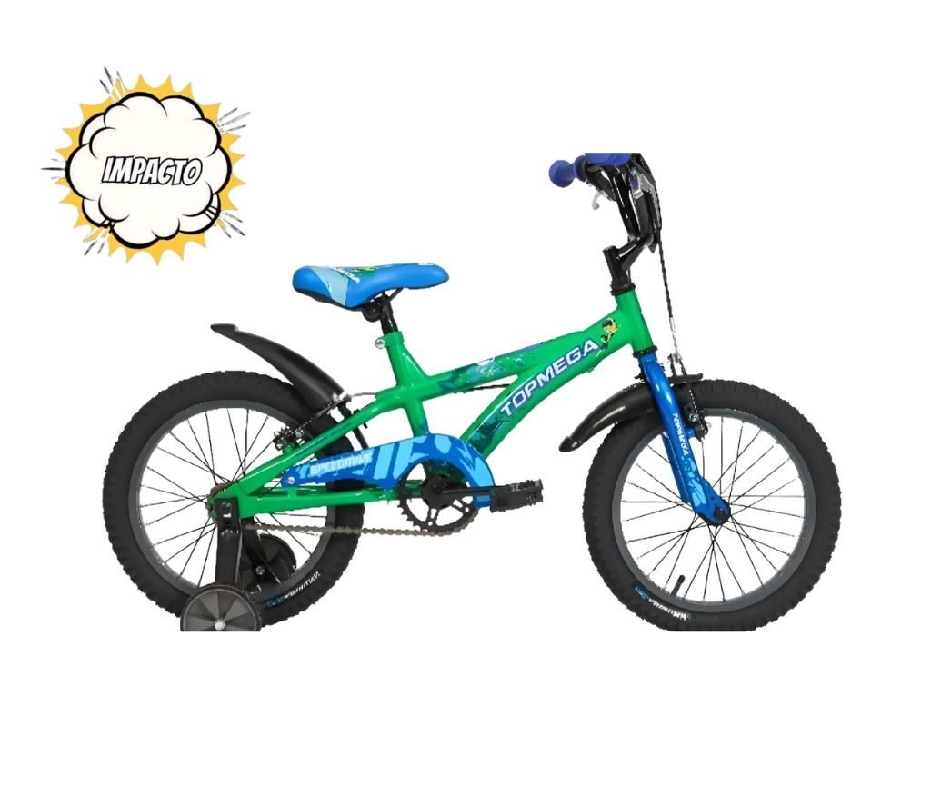 Bicicleta KIDS Topmega SpeedMike verde-R16/20