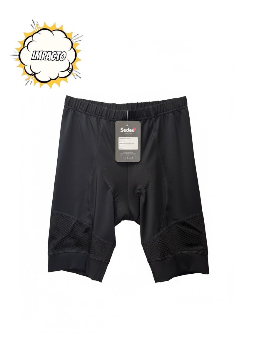 Calza ciclista negra - Imagen 2