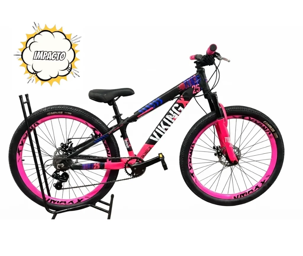 Bicicleta Viking TUFF 25 violeta/negro